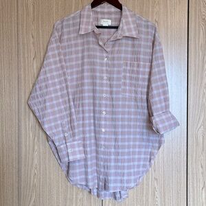 Maeve by Anthropologie - The Bennett Buttondown Shirt, Size L